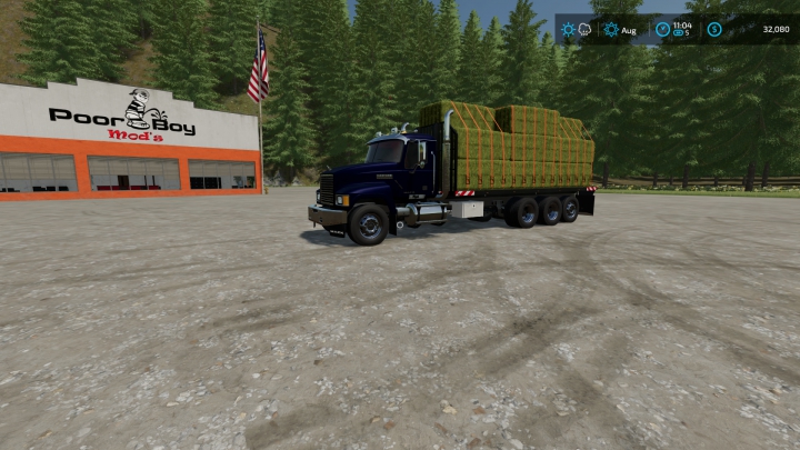 fs22-mods,  Mack Flatbed Truck