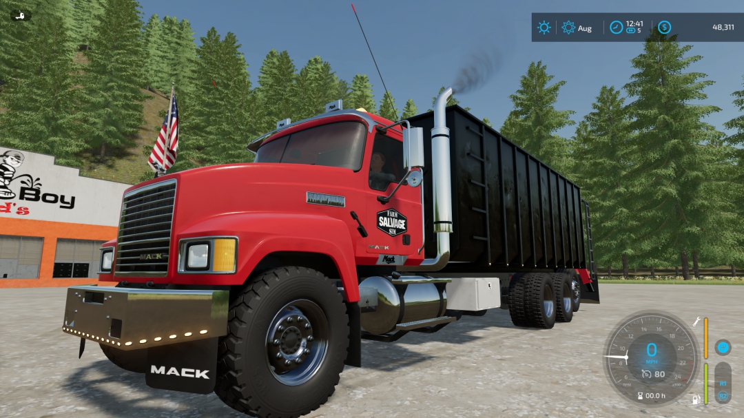 Mack Salvage Truck