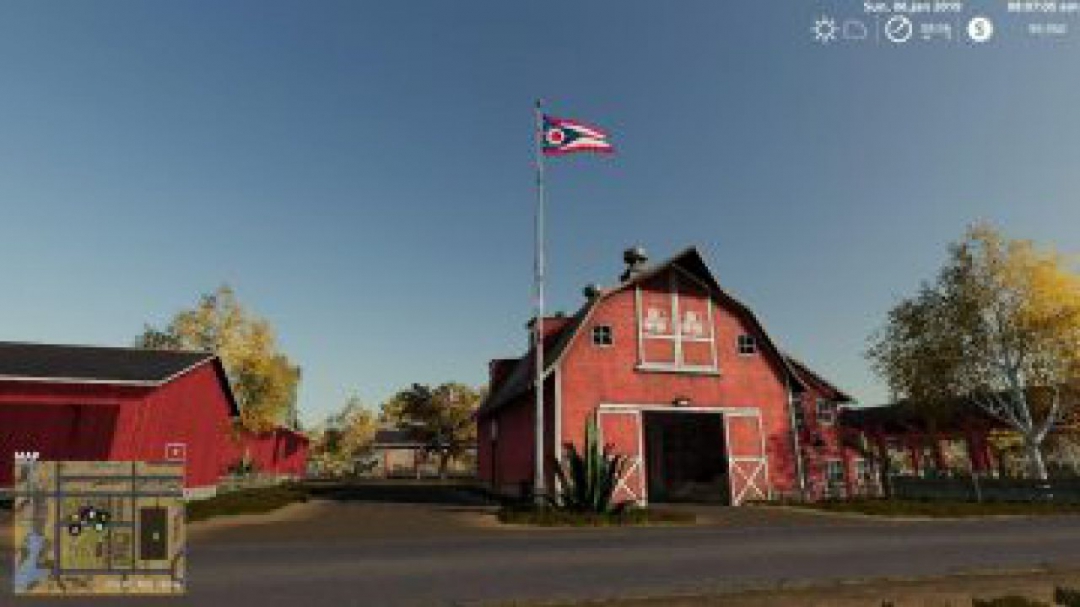 FS19 Ohio State Flag V1.0.0