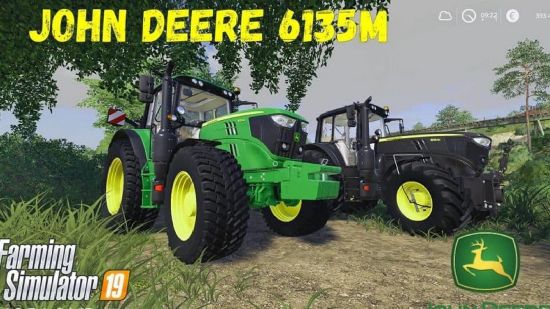 FS19 John Deere 6135M and Black Beauty v1.1