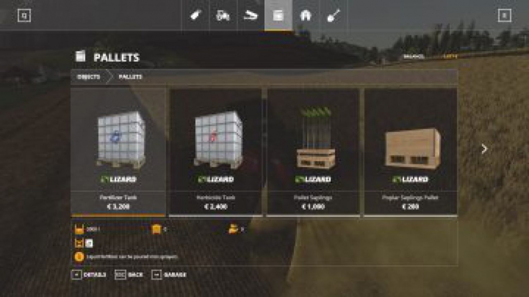 FS19 Bigbags & Liquid Pallets v1.0