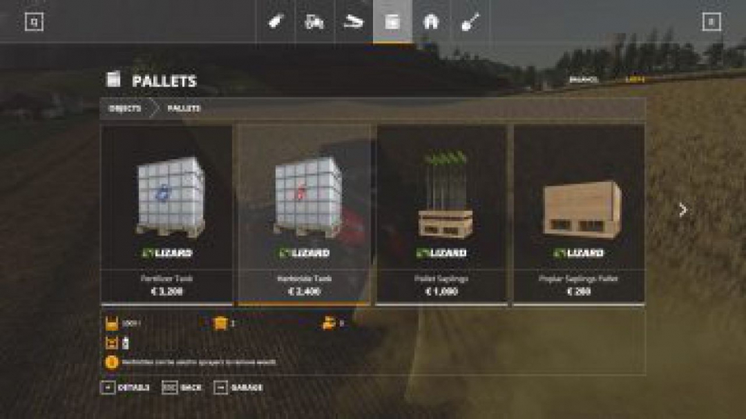 FS19 Bigbags & Liquid Pallets v1.0