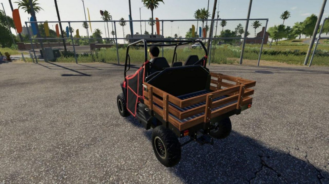 FS19 Mahindra Retriever Wooden Stake Bed v1.1