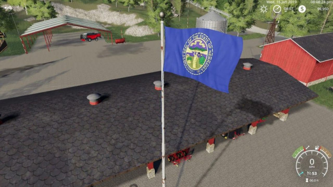 FS19 Nebraska Flag v1.0.0.0