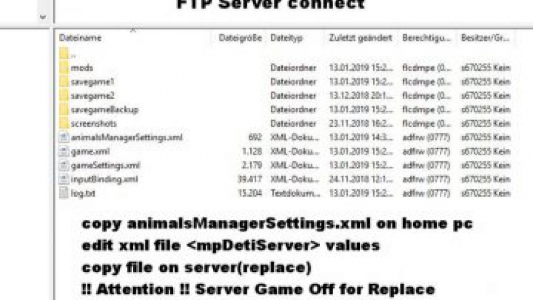 FS19 Animals Manager v0.3 Beta