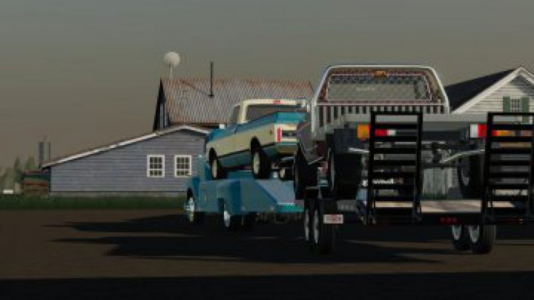 FS19 48 Chevy ramp truck and 71 Chevy C10 v1.0