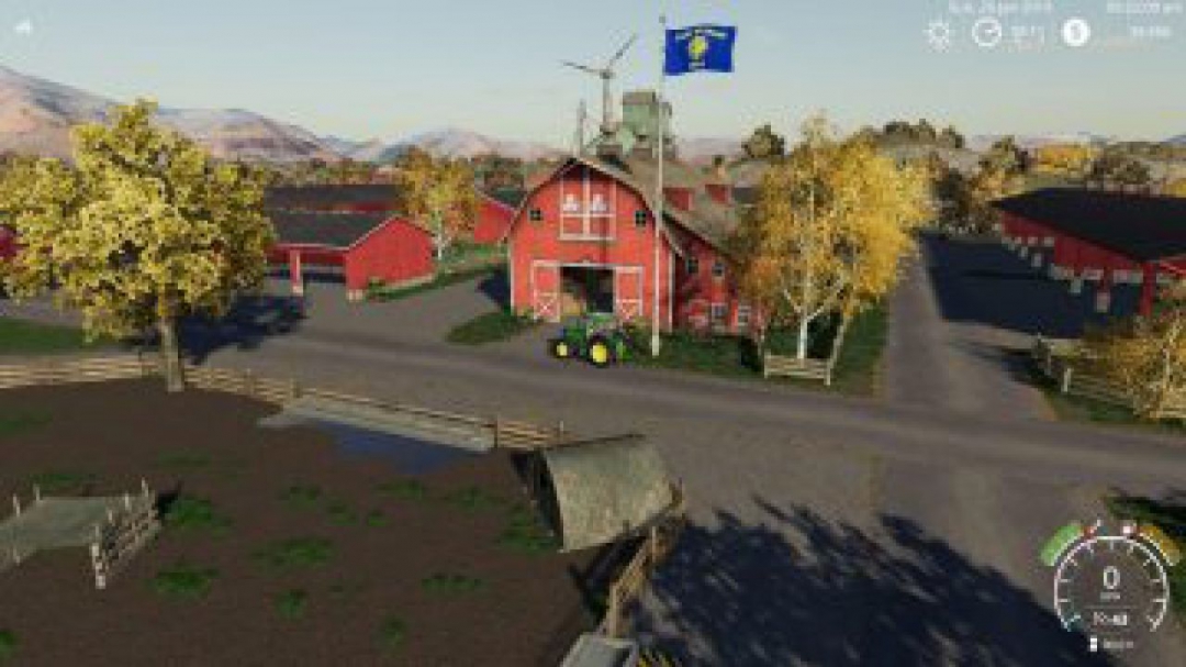 FS19 Oregon State Flag v1.0.0.0