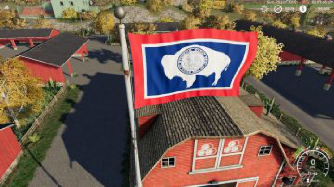 FS19 Wyoming Flag v1.0.0.0