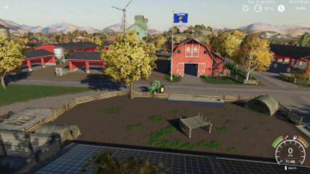 FS19 Wisconsin Flag v1.0.0.0