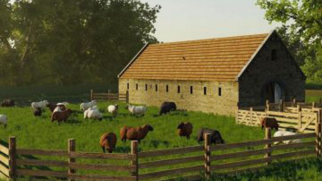 FS19 Old Building Sheep Placeable v1.0