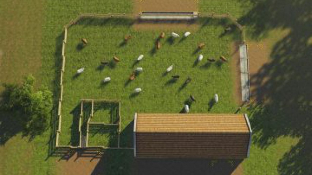 FS19 Old Building Sheep Placeable v1.0