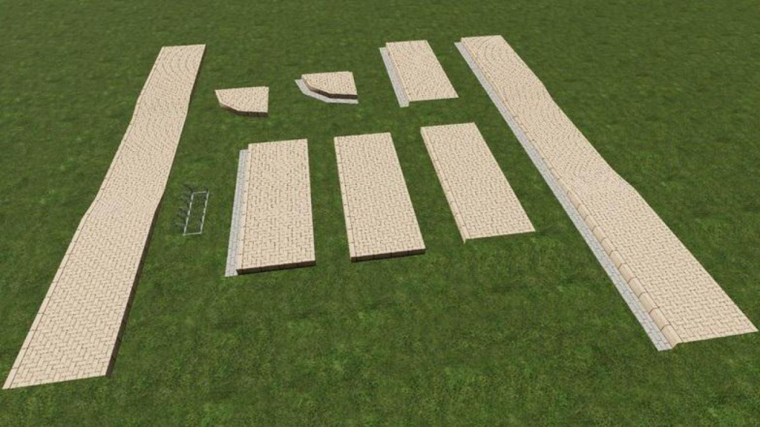 FS19 Gehweg Set v1.0