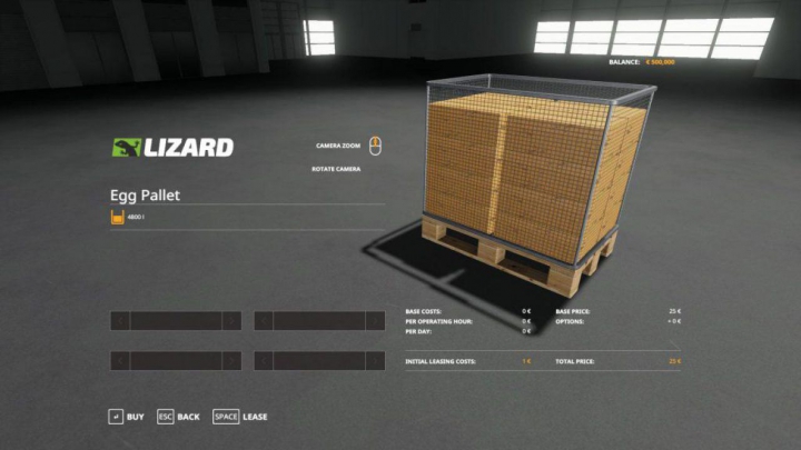 Trending mods today: FS19 Egg pallet 4800 v1.0