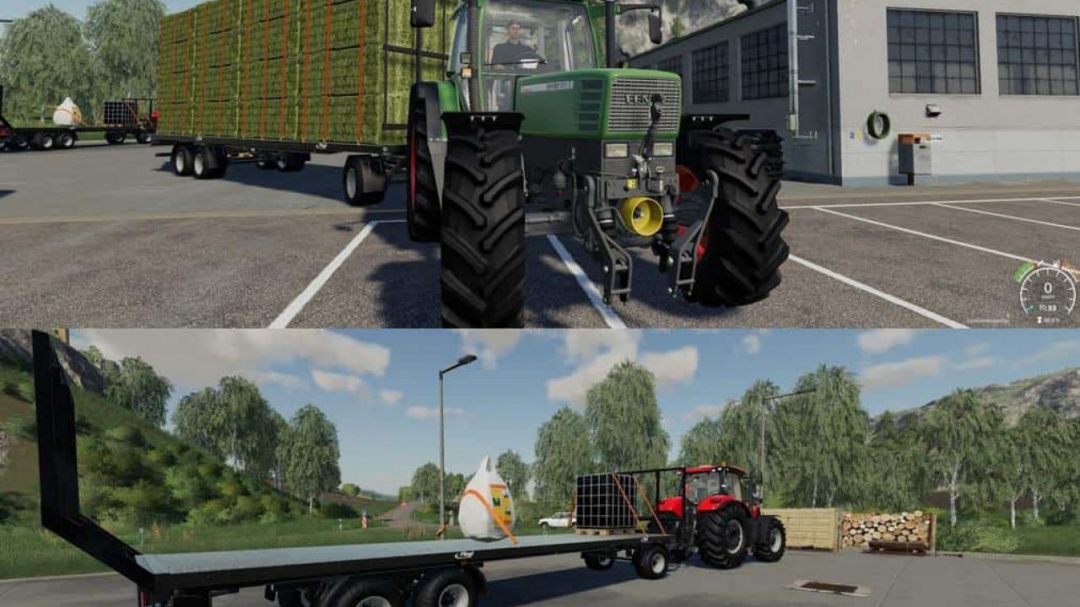 FS19 Fliegl DPW 180 Quaderballen Autoload v1.0