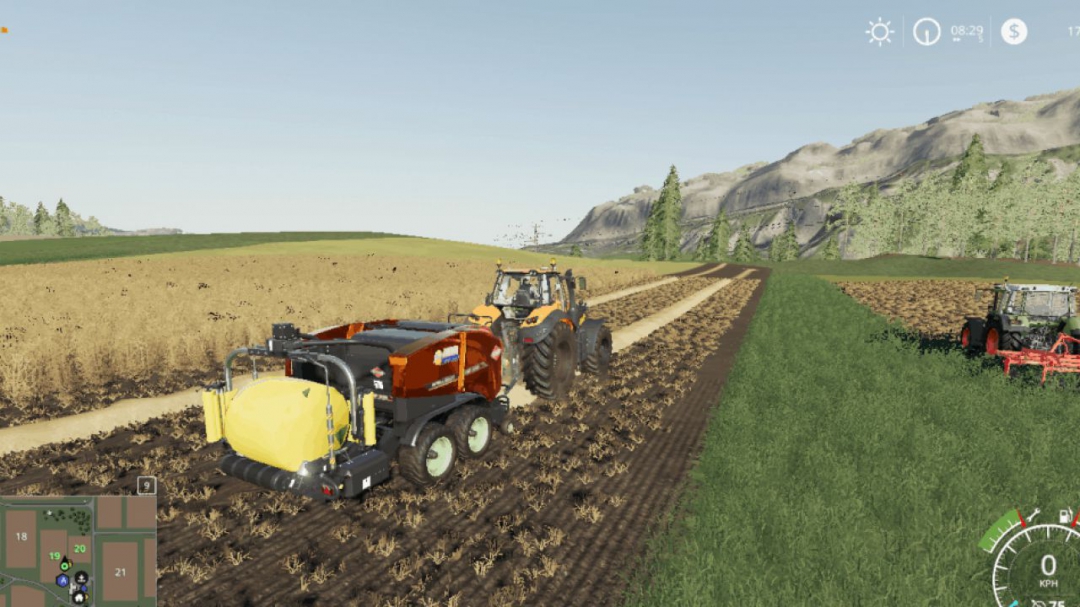 FS19 Kuhn Straw Bale Wrap