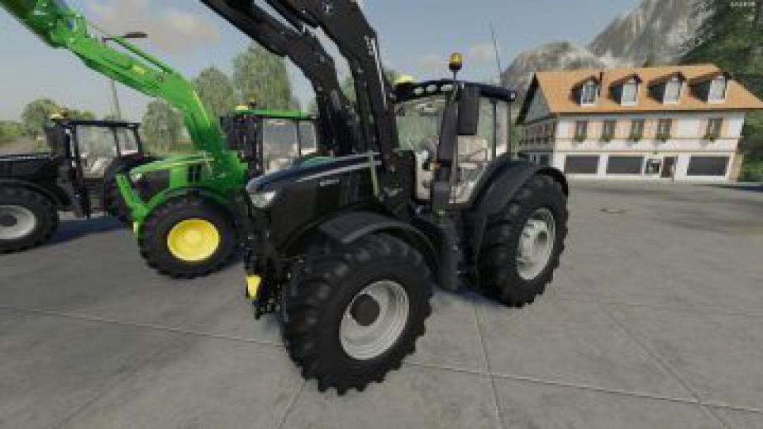 FS19 John Deere 6R + 643R Green + Black Pack v1.0