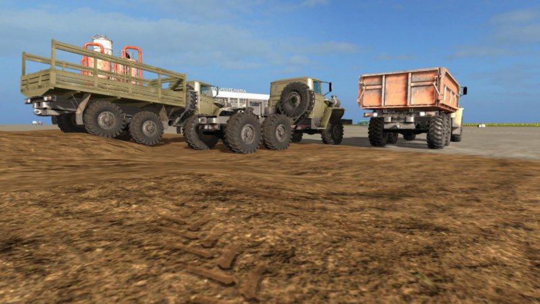 FS19 URAL TRUCK SET PLUS TRAILERS