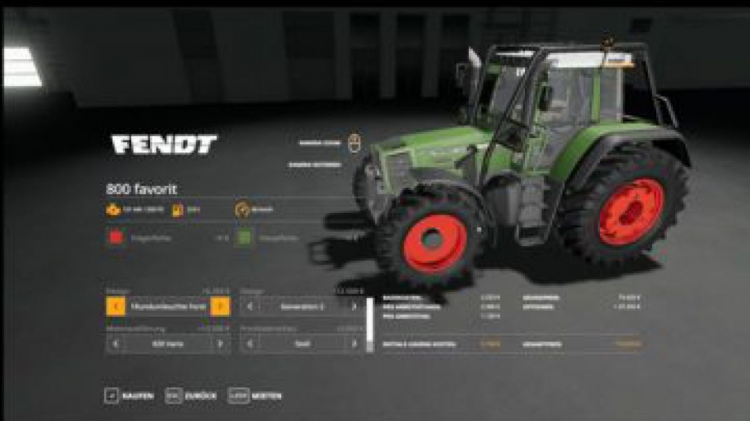 FS19 Fendt 800 Favorit v1.0