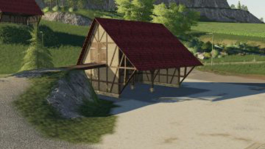 FS19 Timberframe Barn With Attic v1.0.0.1