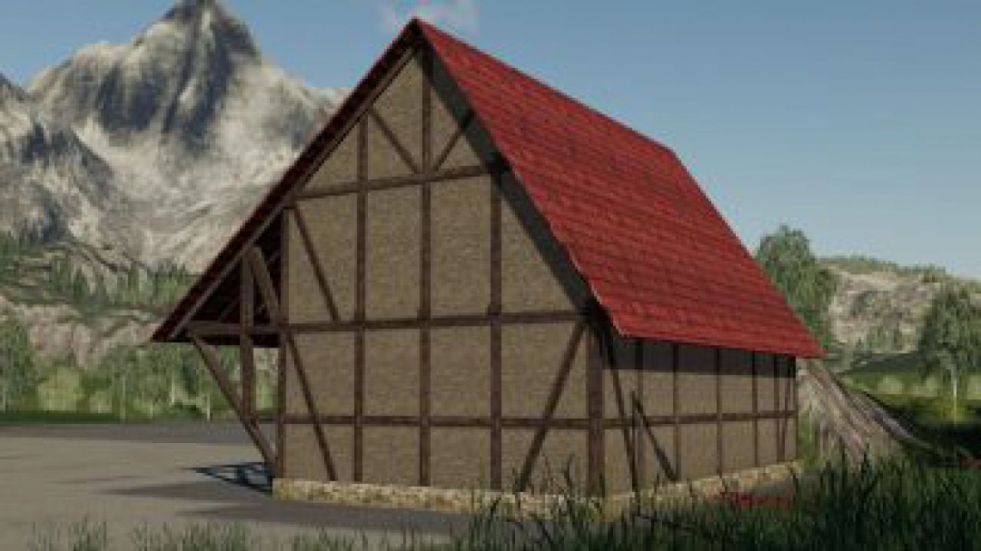 FS19 Timberframe Barn With Attic v1.0.0.1