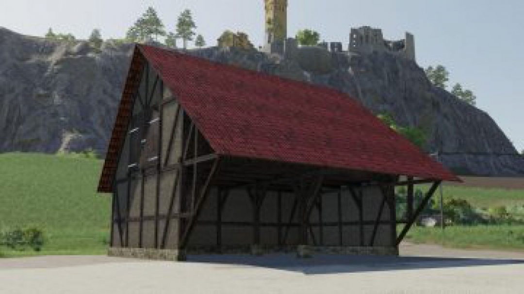 FS19 Timberframe Barn With Attic v1.0.0.1