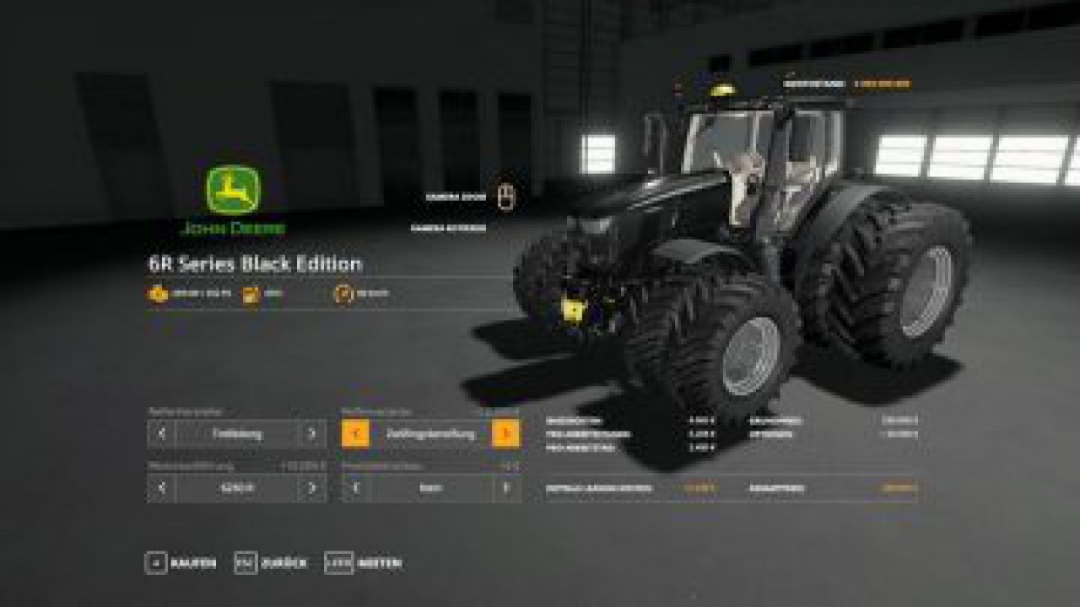 FS19 John Deere 6R Black + Green Edition v1.0.0.4