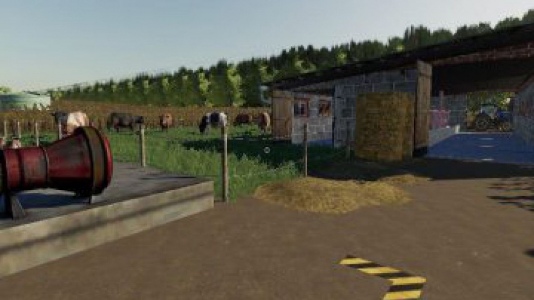 FS19 Pastwisko dla krow PLACEABLE v1.0