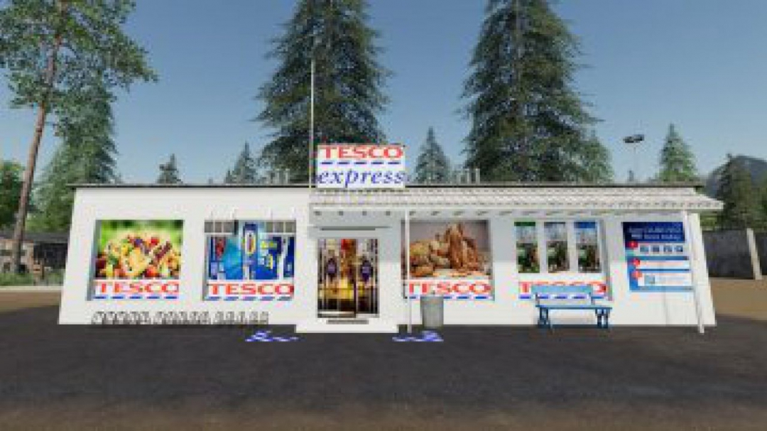 FS19 Tesco Express Egg Selling Point v1.0.0.0