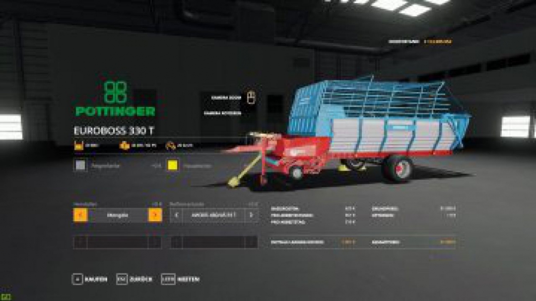 FS19 Pottinger Euroboss 330 T v1.0.0.2