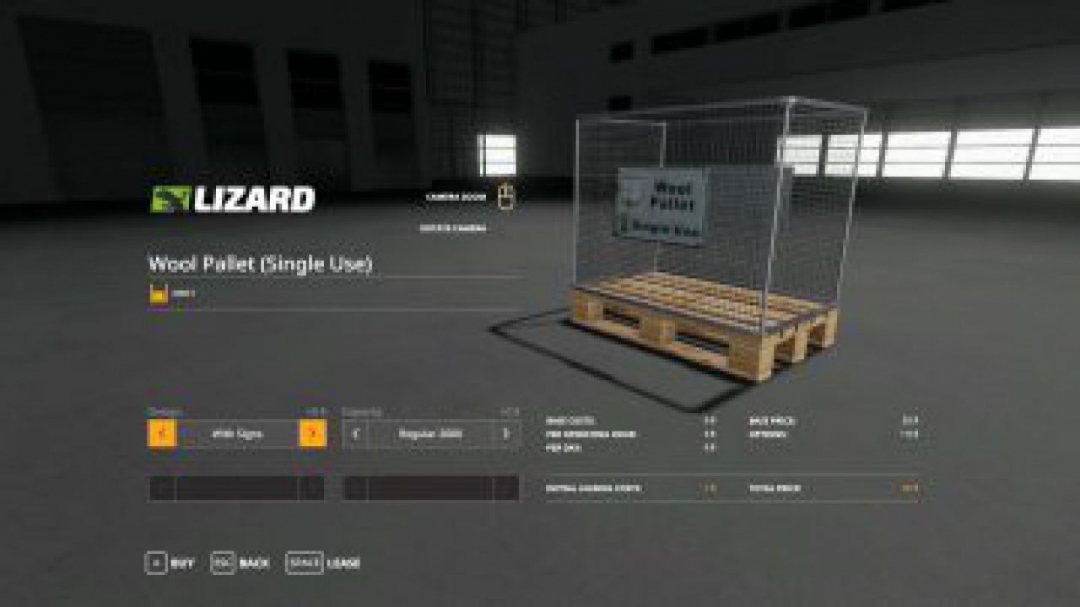 FS19 Wool Pallet – Buyable v1.0