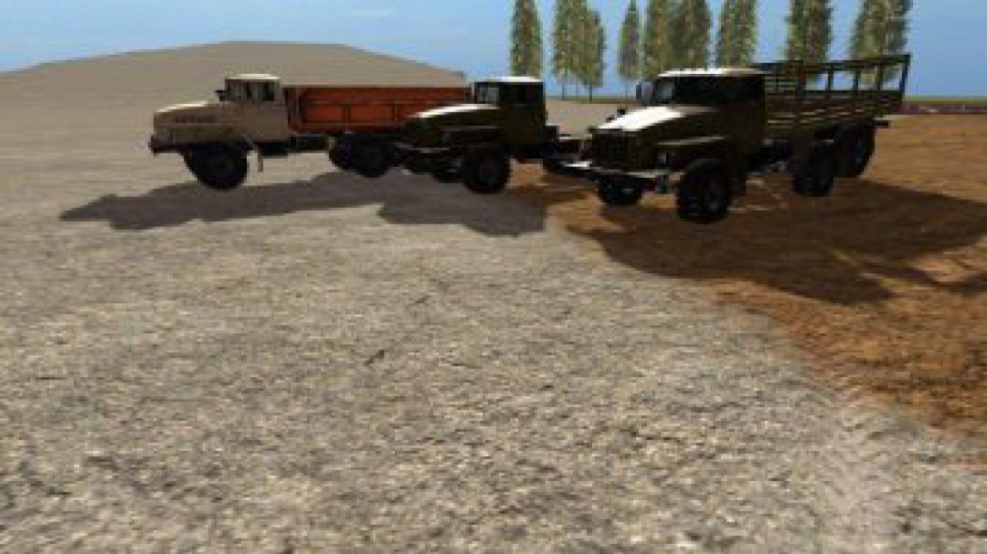 FS17 URAL truck set plus trailers v1.0