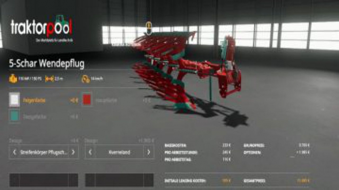 FS19 FBM Team – 5-pack turning plow pack v2.0