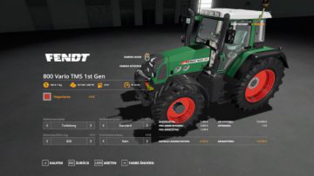 FS19 Fendt 800 Vario TMS v1.0.0.8