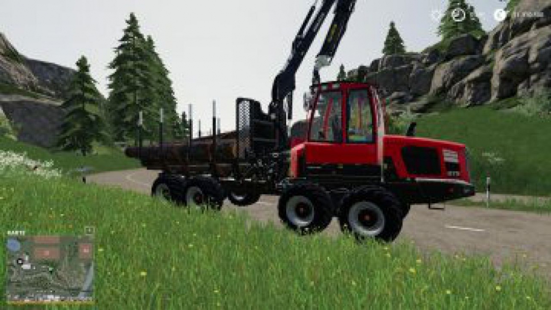 FS19 Komatsu 875 Autoload v1.0.0.0