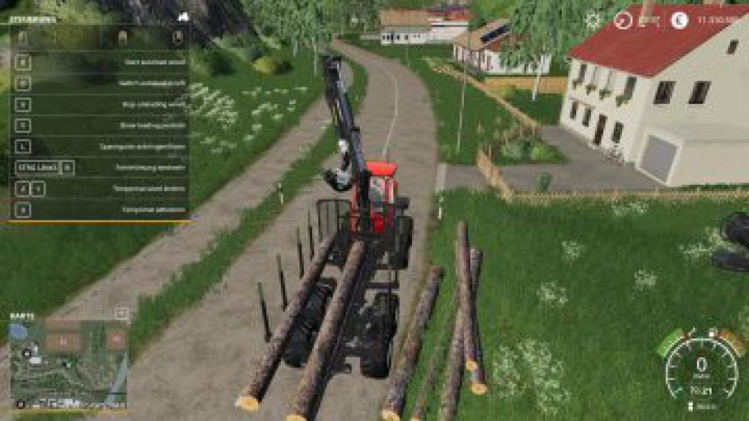 FS19 Komatsu 875 Autoload v1.0.0.0