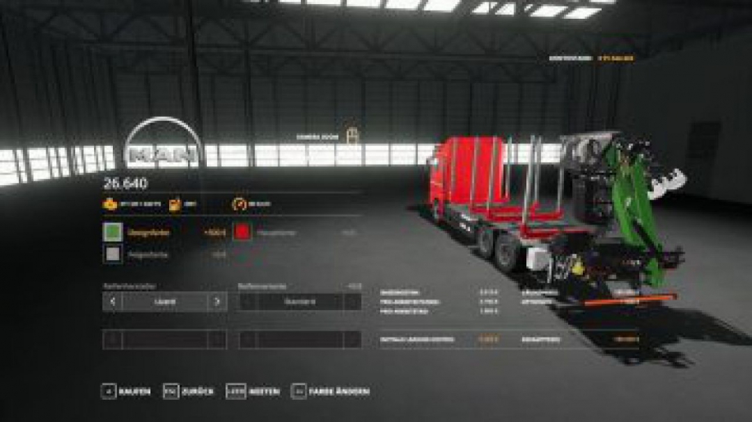 FS19 Forst LKW MAN MP v1.3.0