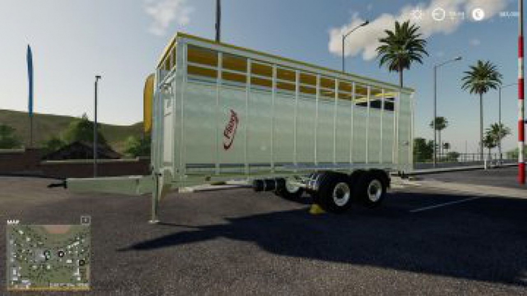 FS19 Fliegl animal trailer v1.0