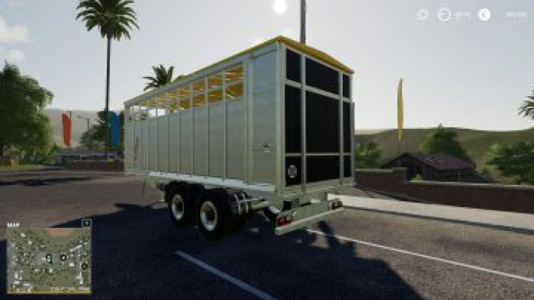 FS19 Fliegl animal trailer v1.0