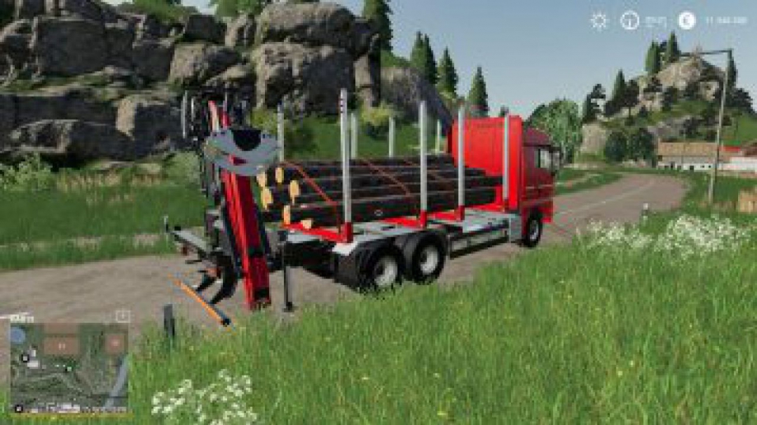 FS19 MAN Forst LKW with Autoload Wood v2.0