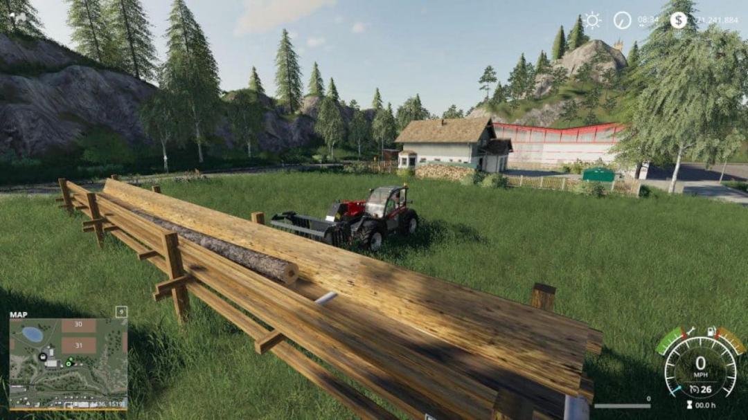 FS19 Log Holder To Hold Your Logs v0.5