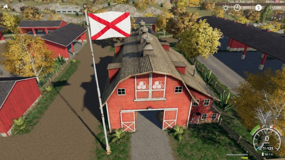 FS19 Alabama State Flag v1.0.0.0