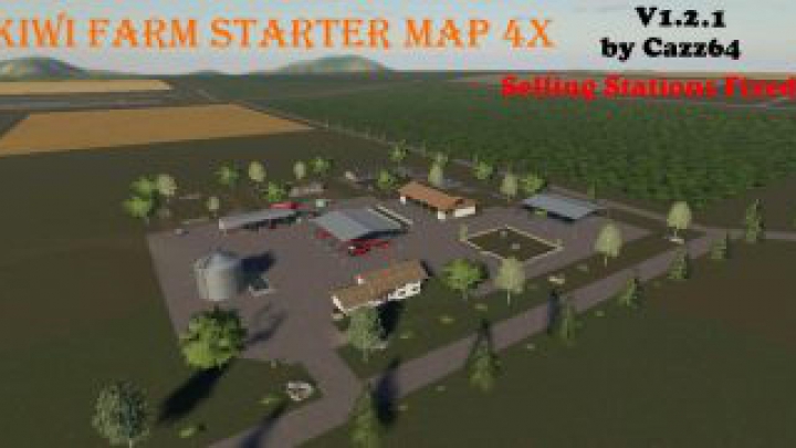 Trending mods today: FS19 Kiwi Farm Starter Map 4x v1.2.1