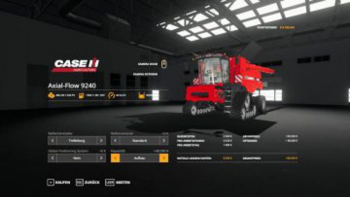 fs19-mods,  FS19 CASE AXIAL 9240 WITH CAPACITY OPTION AND WORKING SPEED 25KM/H V1.2