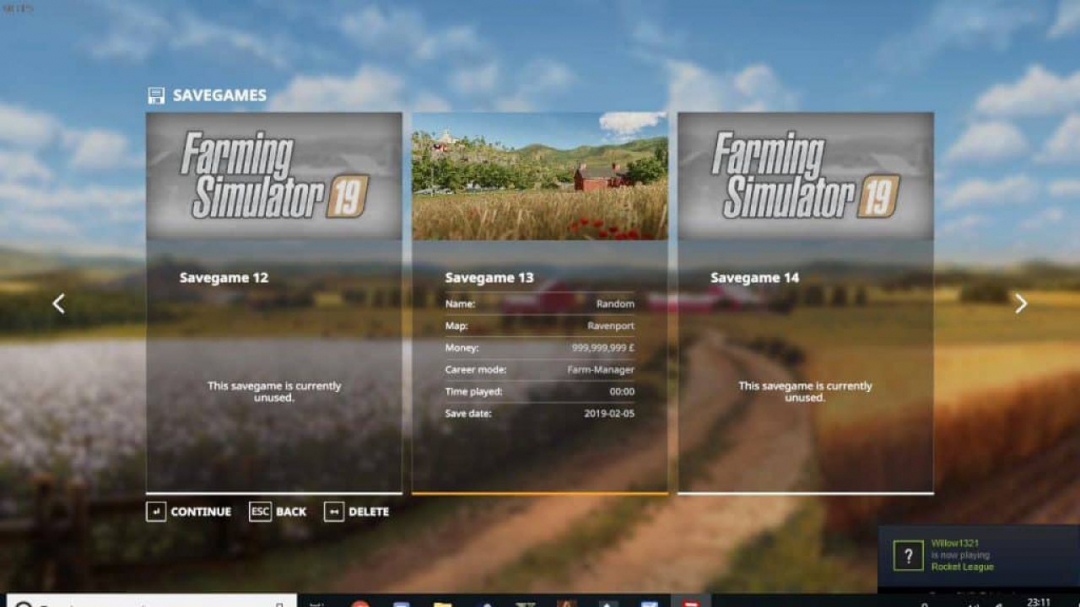 FS19 Save game (13) with unlimited money v1.0.0.0