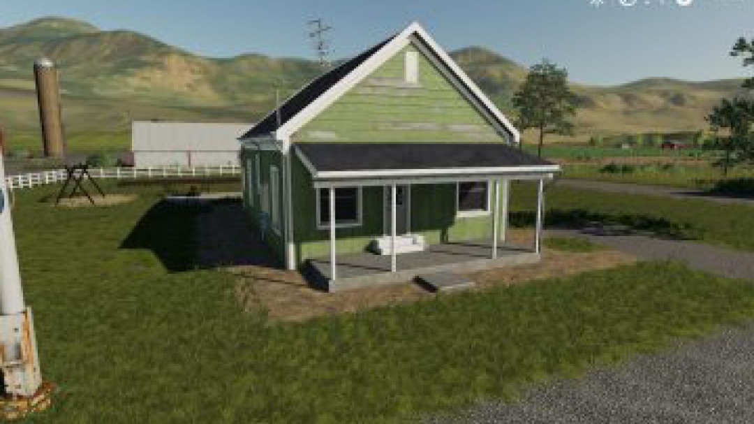 FS19 Placeable 2 bedroom house with sleep trigger v1.0