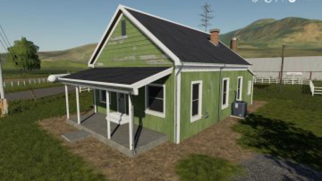 FS19 Placeable 2 bedroom house with sleep trigger v1.0