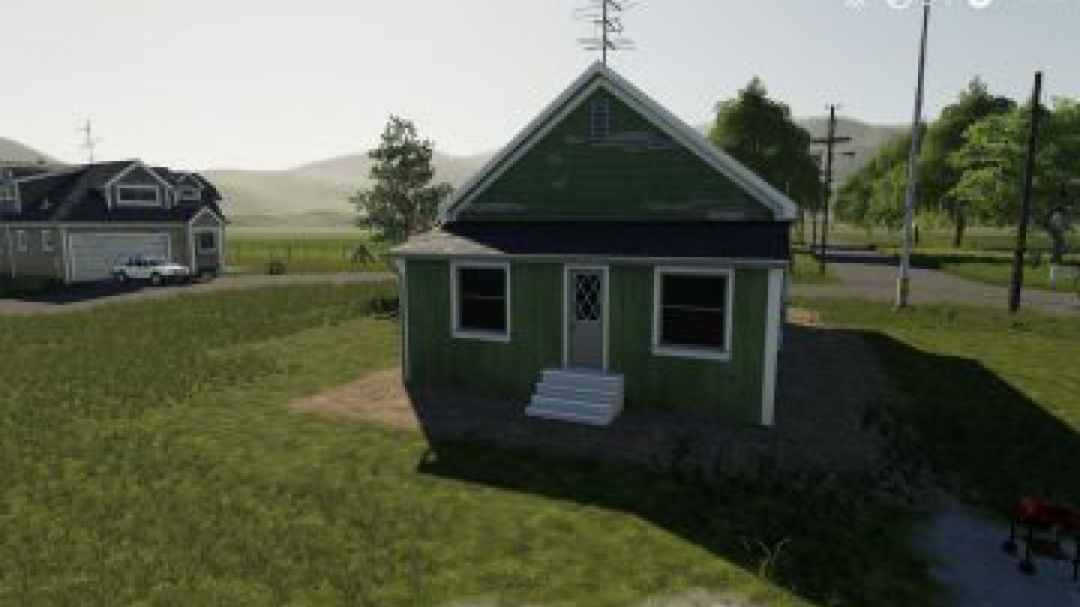 FS19 Placeable 2 bedroom house with sleep trigger v1.0