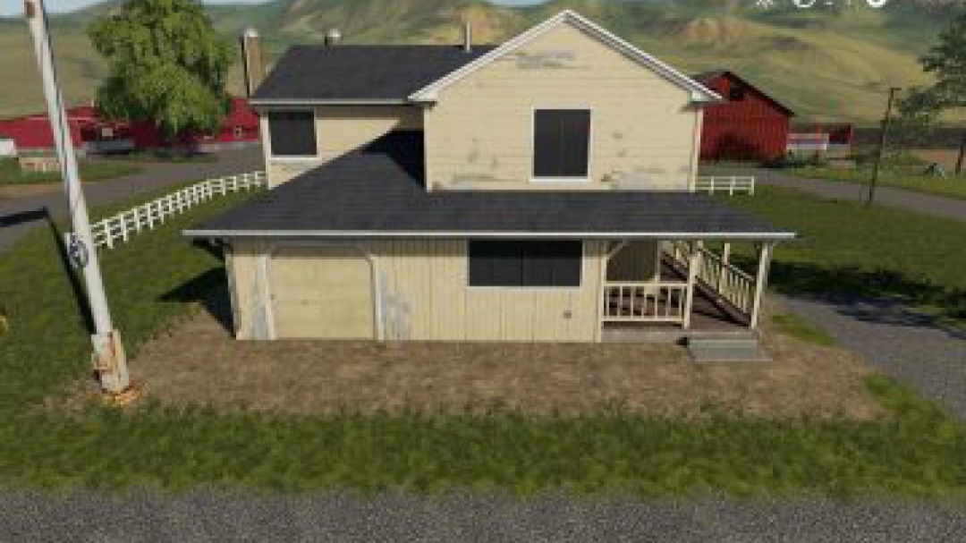 FS19 Placeable 4 bedroom house with sleep trigger v1.0