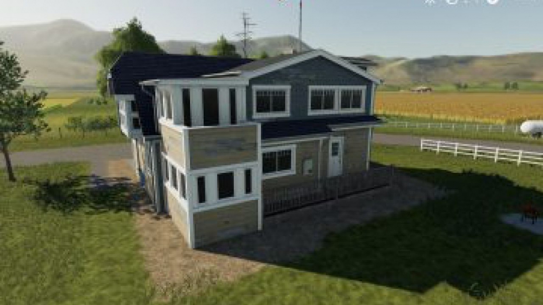 FS19 Farm house Placeable residential House 8 v1.0