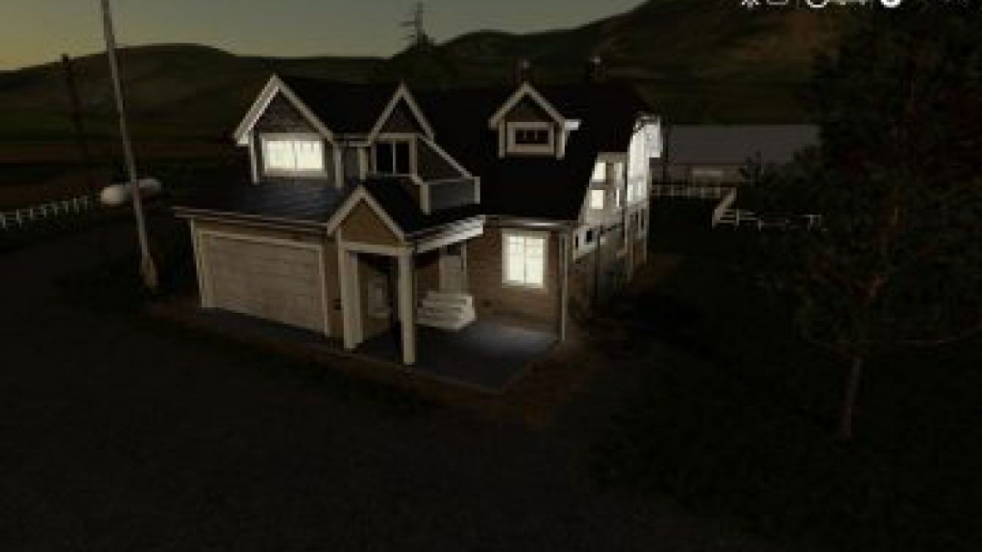 FS19 Farm house Placeable residential House 8 v1.0